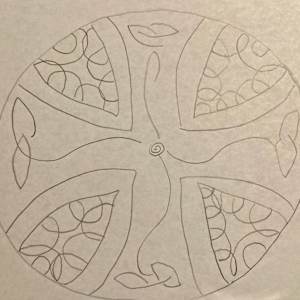 Celtic Cross Thistle by Diana Atwood McCutcheon 