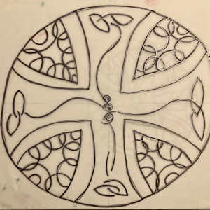 Celtic Cross Thistle by Diana Atwood McCutcheon 