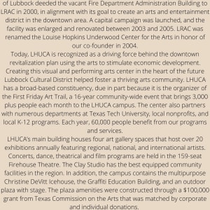 LHUCA Case Study Museum Education by Diana Atwood McCutcheon  Image: page 10