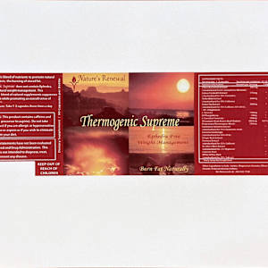 Nature's Renewal Thermogenic Supreme by Diana Atwood McCutcheon 