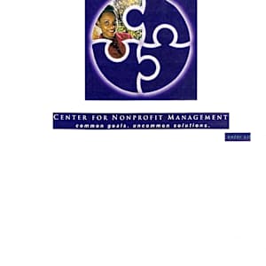 Dallas Center for Non Profit Management Logo Design by Diana Atwood McCutcheon 