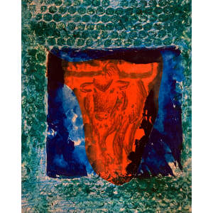 Longhorn (collage) by Diana Atwood McCutcheon