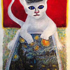 Van Gogh Kitty by Diana Atwood McCutcheon