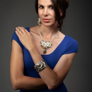 Embody by Victoria Lansford  Image: Embody, shown with Circe's Revenge and Spellbound IV, photo by Pat Vasquez-Cunningham