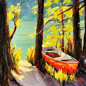 Red Canoe by Tatjana Mirkov-Popovicki