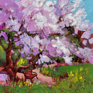 Spring Blossoms IV by Tatjana Mirkov-Popovicki