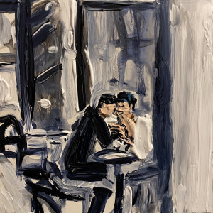 Love in a Cafe by Ana Guzman