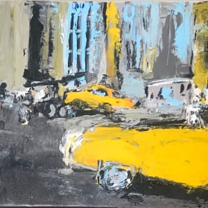 La Vida Cuba -  Yellow Car in Havana by Ana Guzman