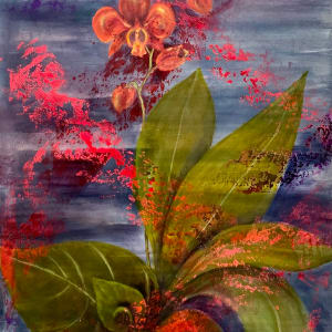 "Revisiter dans L'Abstrait" Les Orchidées" by Ansley Pye