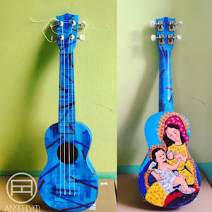Homage to Peruvian Mother & Child - Ukelele by ioni mendoza