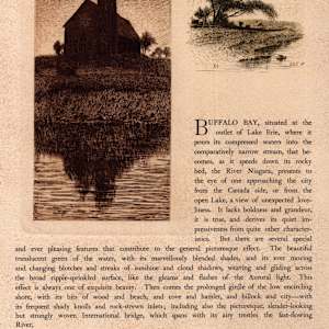 Niagara River from Lake to Lake, Volume 2 by Amos W. Sangster  Image: Episcopal Church—Fort Erie. Built of Stones from Old Fort Erie, River Bank—Near Fort Erie, 1886