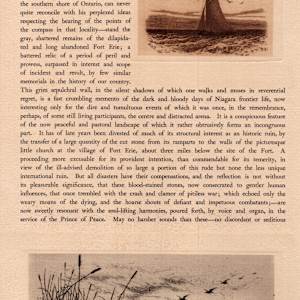 Niagara River from Lake to Lake, Volume 2 by Amos W. Sangster  Image: A Glimpse of Lake Erie from Fort Porter, A View of Strawberry Island—American Side, 1886