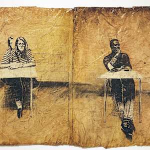 Students and Desks by Pat Bacon 