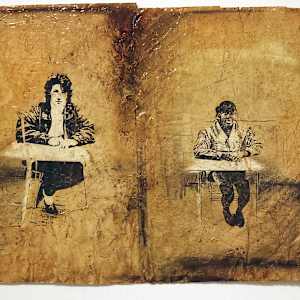 Students and Desks by Pat Bacon 