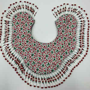 Untitled Beaded Strawberry Collar by Rosemary Rickard Hill  Image: verso