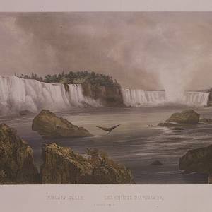 Niagara Falle/Les Chutes Du Niagara/Niagara Falls by Karl Bodmer