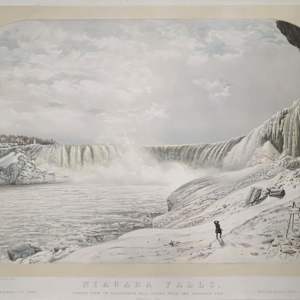 Niagara Falls, Winter View of Horseshoe Fall taken from the Canadian Side by Frederick W. Lock, Image 2.