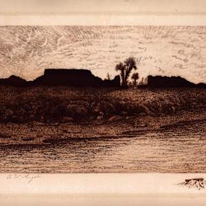 Niagara River and Falls from Lake Erie to Lake Ontario, Volume 1 by Amos W. Sangster  Image: Old Fort Erie —Sunset, 1886