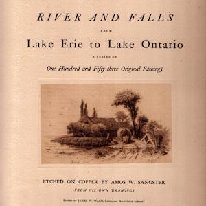 Niagara River and Falls from Lake Erie to Lake Ontario, Volume 1 by Amos W. Sangster  Image: Cover Page, French Creek, 1886