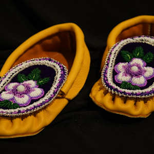 Beaded Moccassins by Kay Brayley