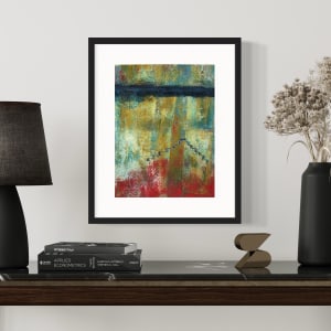 Abby Lane by Carolyn Bernard Young  Image: "Abby Lane", 12" x 16", Oil & Cold Wax on 300 lb watercolor paper, matted & framed