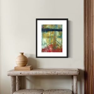 Abby Lane by Carolyn Bernard Young  Image: "Abby Lane", 12" x 16", Oil & Cold Wax on 300 lb watercolor paper, matted & framed