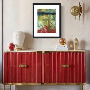 Abby Lane by Carolyn Bernard Young  Image: "Abby Lane", 12" x 16", Oil & Cold Wax on 300 lb watercolor paper, matted & framed