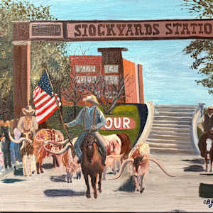 Just Another Day in the Stockyards by Carolyn Bernard Young, Image 2.