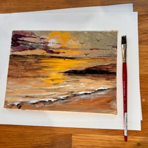 Golden Hour by Chantal  Image: Golden hour - seascape sunset