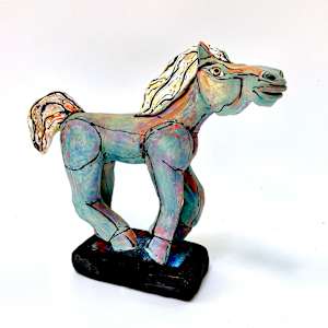 Rainbow Horse/SOLD by Blue Fire MacMahon 