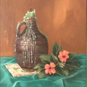 Candle and Flowers by Gerard