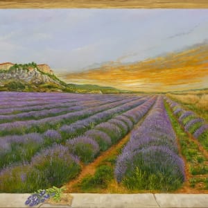 Champs de lavande -(Lavender field) by Gerard