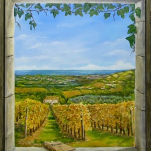 Vineyard in Autumn by Gerard