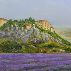 Champs de lavande -(Lavender field) by Gerard 