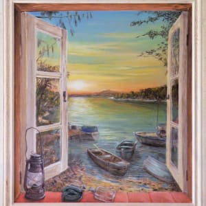 Sunset on the Inlet by Gerard