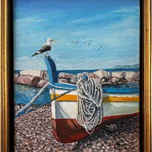 Seagull's Vigil by Gerard  Image: Detail frame