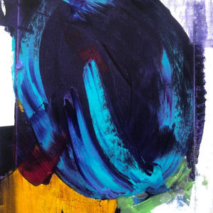 BLUEMERS 1 ( OF TRIPTYCH) by Bonnie Levinson