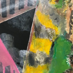 Black triangle in Flux by Bonnie Levinson