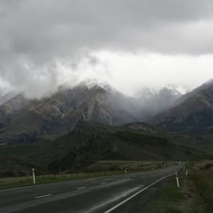 After the Earthquake, Southern Alps by Bonnie Levinson