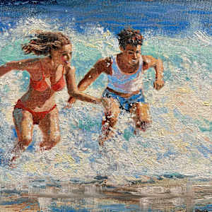 Shore dash! by Ed Penniman