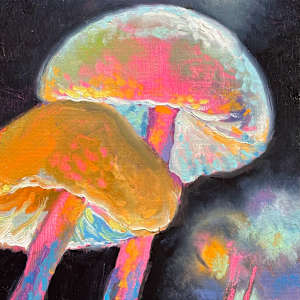 Iridescent Mushroom II by Ed Penniman