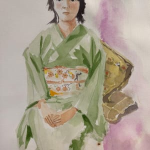 Green Kimono by Ed Penniman