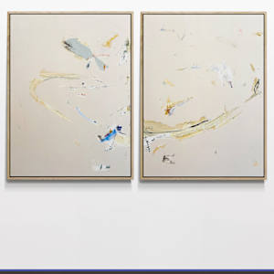 "Open heart" diptych by Mariana Horgan 