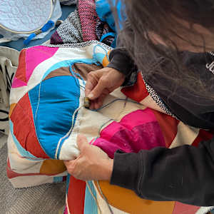 Stitched Billow by Julia Muench 