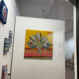 the REAL Estate. fiber art by Julia Muench 