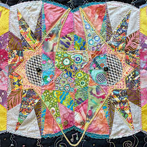 Now Showing: Your Spirit Animal fiber art by Julia Muench 