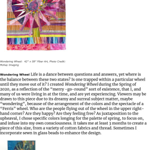 Chromatic Warrior by Julia Muench  Image: featured article in the Monmouth Voice