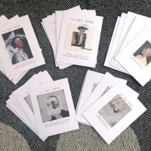 Polaroid Collage Club Postcard Book by Agnieszka Zajac  Image: Same of packets sent to participants 