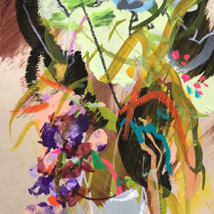 A Second Little Abstract Pot by Lesley Birch, Image 2.