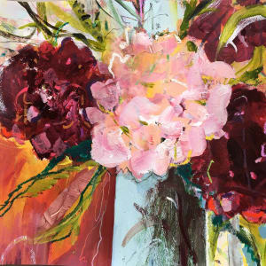 Glory of Hydrangeas by Lesley Birch 